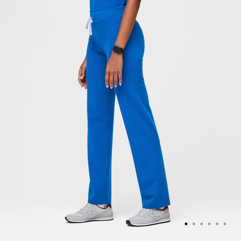 Figs Livingston Royal Blue Scrub Pants — Size Medium Tall